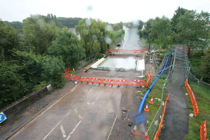 Мост из композитных материалов в Хэмптоне, Южный Глостершир